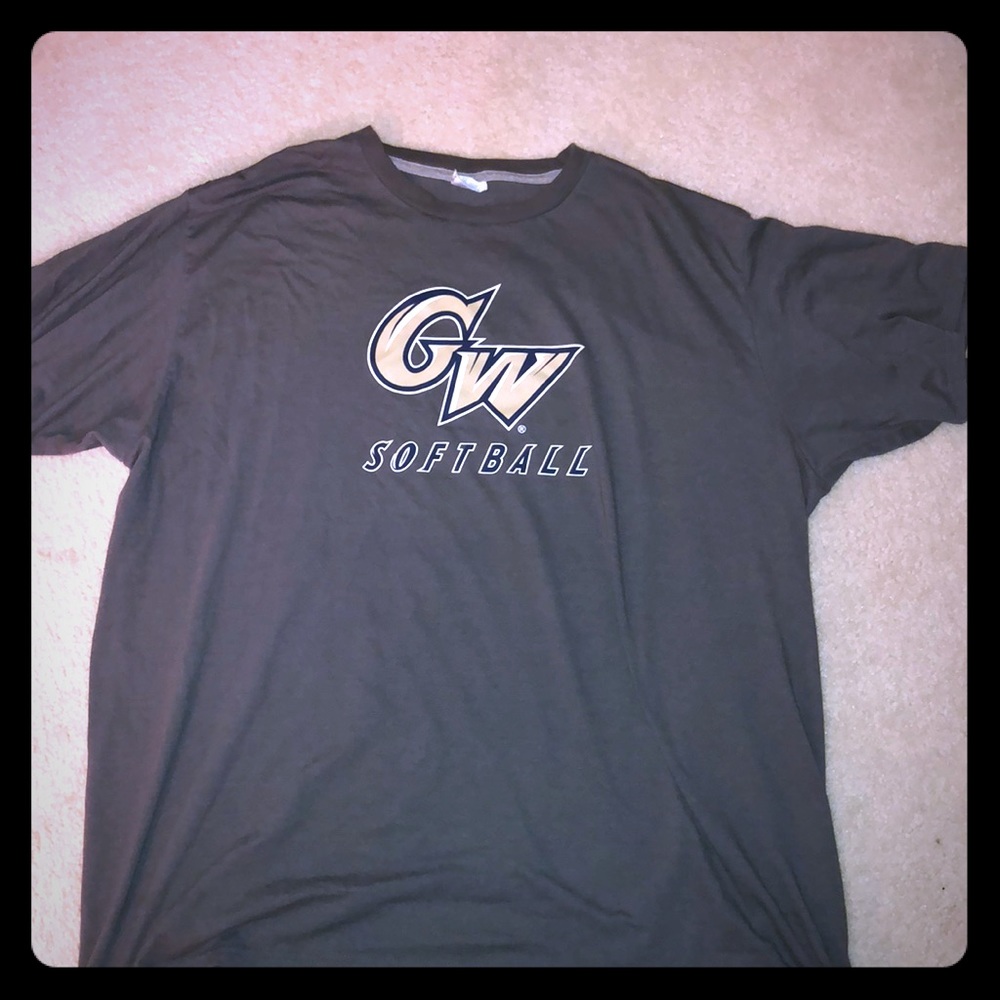 George Washington University Softball t-shirt